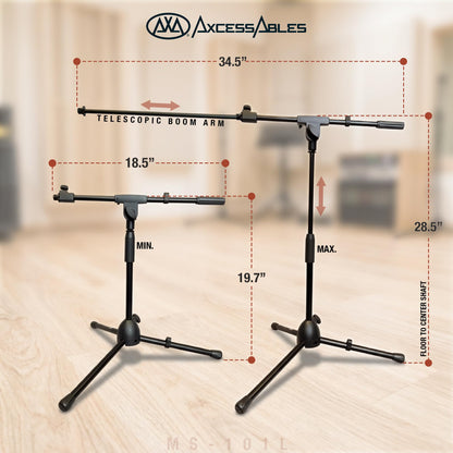 AXA AXCESSABLES MS-101L 저상형 붐 마이크 스탠드 2PACK 2번 사진