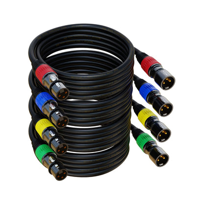 AuxLink XLR 마이크 케이블 멀티컬러 13번 사진