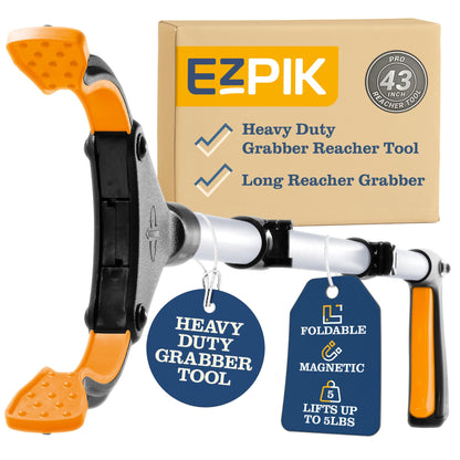 EZPIK 그래버 리처 쓰레기 집게 접이식 5lb 고정 수직 집기 17번 사진