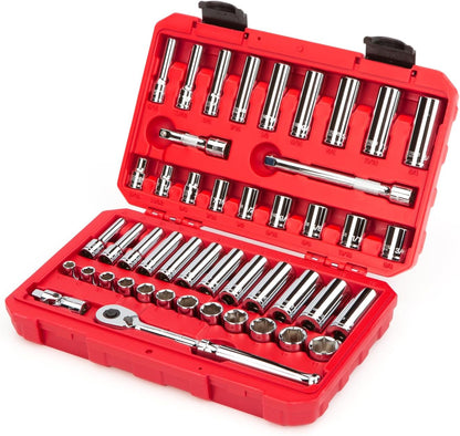 TEKTON 소켓 렌치 세트 46pcs 3/8인치 6각 5/16-3/4 8-19mm SKT15301 2번 사진
