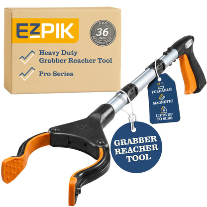 EZPIK 그래버 리처 쓰레기 집게 접이식 5lb 고정 수직 집기 13번 사진