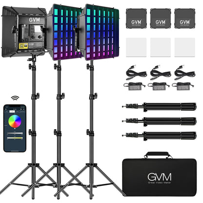 GVM Great Video Maker 800D RGB 비디오 조명 삼각대 9번 사진