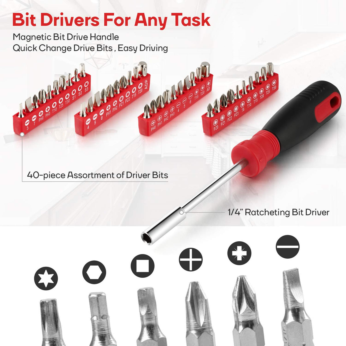 Generic Eastvolt 기계 공구 세트 248pcs SAE 메트릭 혼합 소켓 렌치 EVHT24801 4번 사진