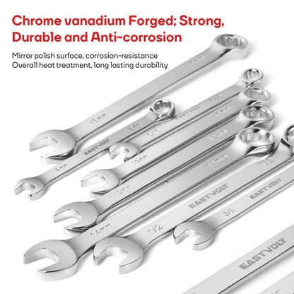 Generic Eastvolt 기계 공구 세트 248pcs SAE 메트릭 혼합 소켓 렌치 EVHT24801 5번 사진