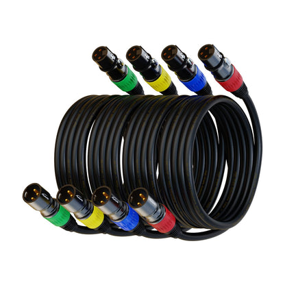 AuxLink XLR 마이크 케이블 멀티컬러 9번 사진