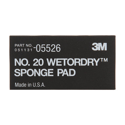 3M 웨트오드라이 스폰지 패드 20 05526 5개 묶음 2-3/4인치 x 5-1/2인치 x 3/8인치 10번 사진