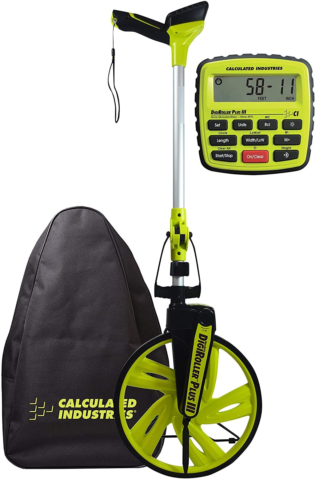 Calculated Industries 6575 DigiRoller Plus III 디지털 거리 측정 휠 12.5 Inch 1번 사진