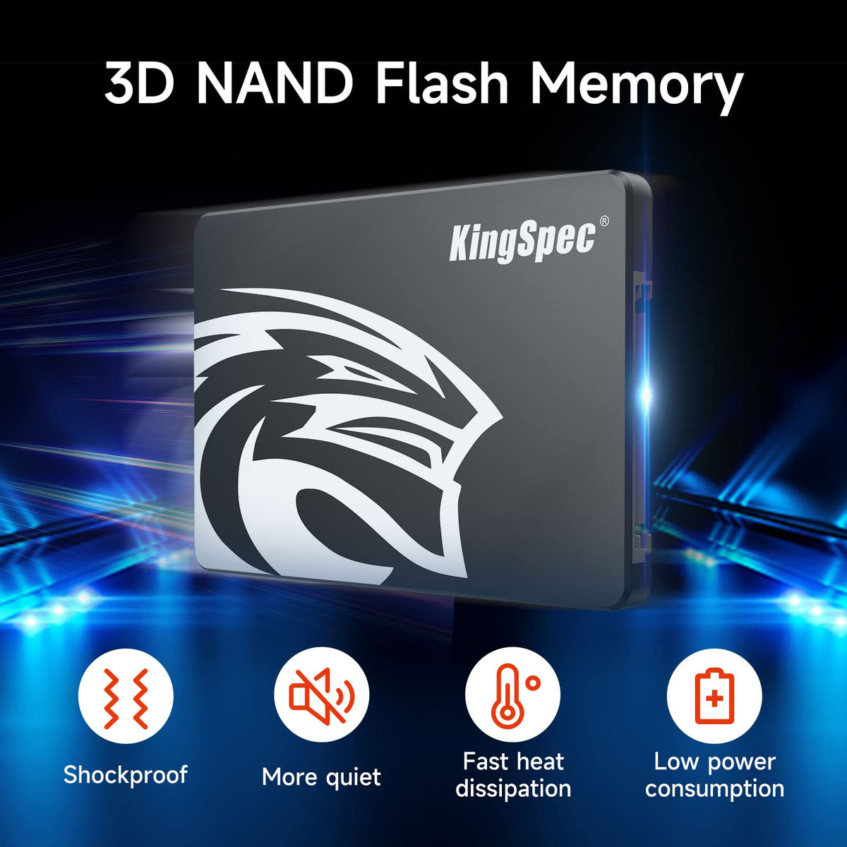 KingSpec 2.5인치 SATA III 내장 SSD 6Gb/s 3D NAND 550/520MB/s 5번 사진