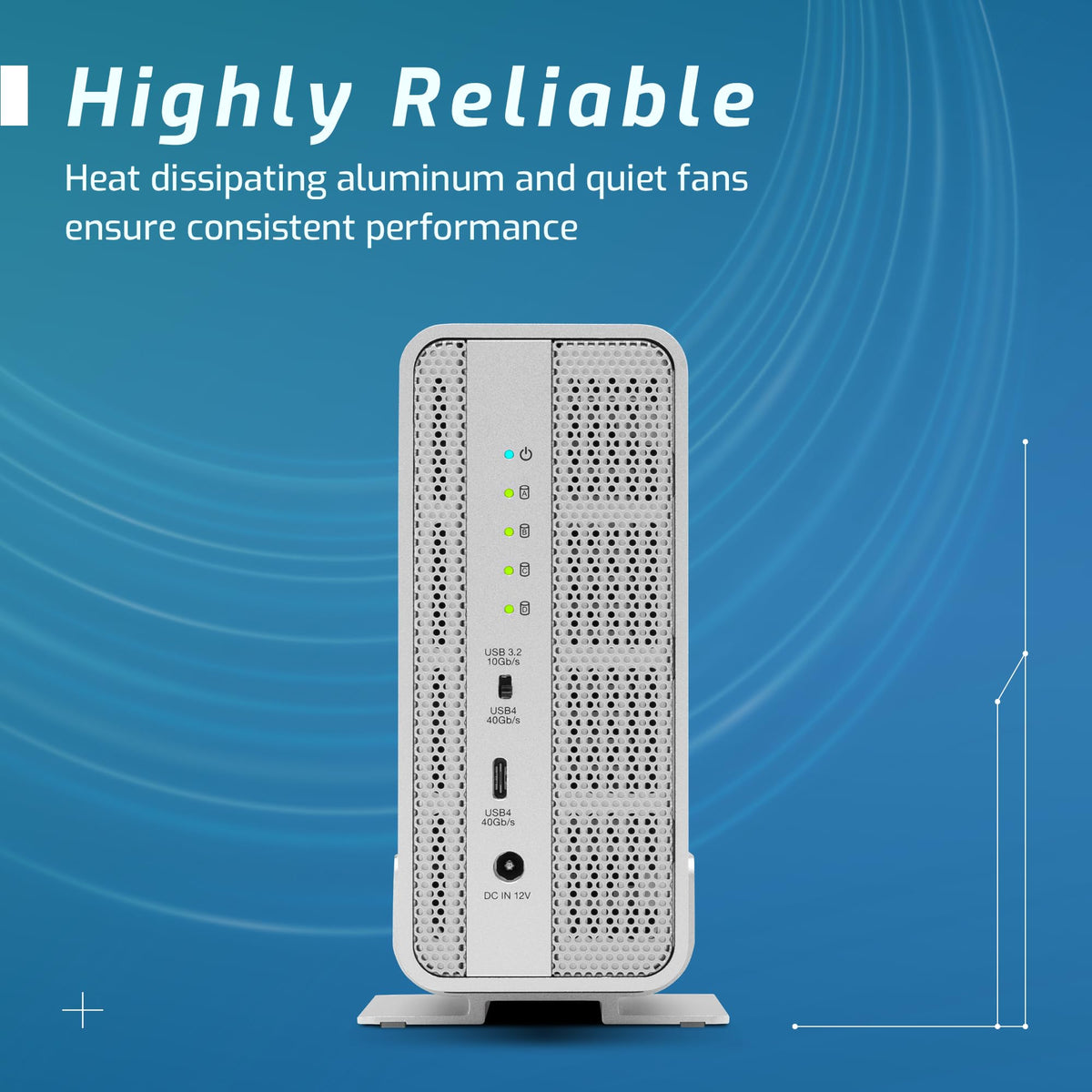 OWC Express 4M2 USB4(40Gb/s) 외장 스토리지 인클로저 OWCUS4EXP4M2 M.2 5번 사진