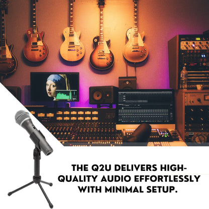 SAMSON Q2U USB/XLR 다이나믹 마이크 홈 스튜디오 녹음 팟캐스트 패키지 4번 사진