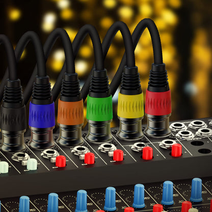 AuxLink XLR 마이크 케이블 멀티컬러 5번 사진