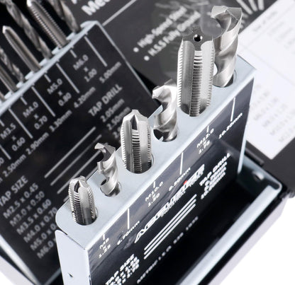 Accusize Industrial Tools HSS 미터 탭 드릴 세트 18pc 0001-0052 7번 사진