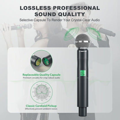 Phenyx Pro 4채널 UHF 무선 마이크 시스템 PTU-5000-4H 4-Ch 2번 사진