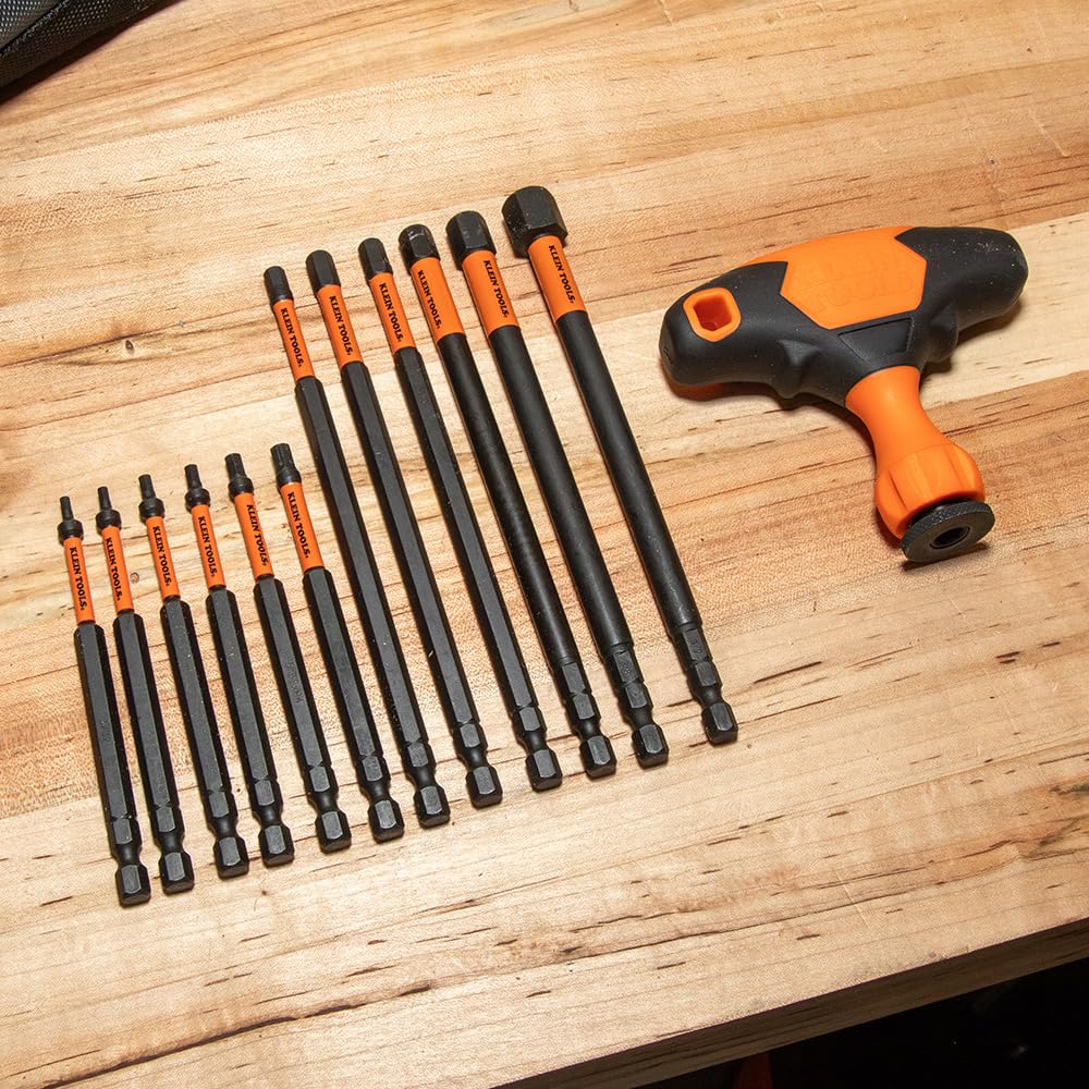 KLEIN TOOLS 33804 교체형 라체팅 T-핸들 세트 23피스 8번 사진