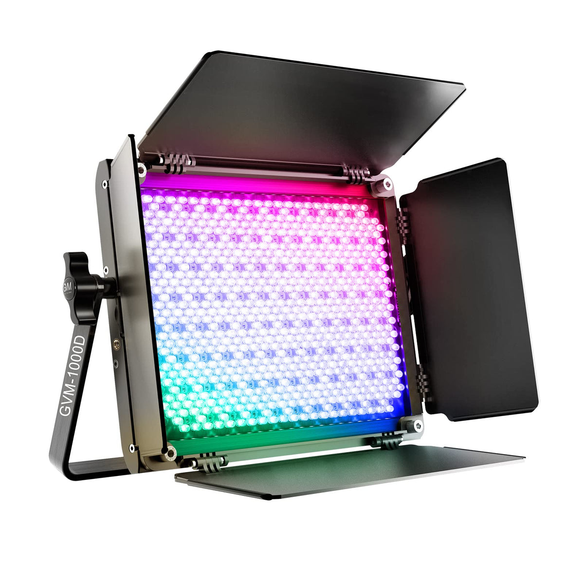 GVM 800D RGB LED 비디오 조명 키트 삼각대 스탠드 CRI 97 3200K-5600K 4번 사진