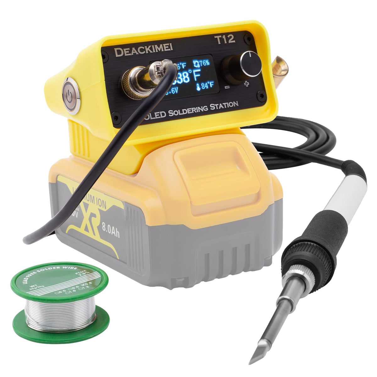 Deackimei 무선 납땜 인두 스테이션 Dewalt 20V Max 호환 1번 사진