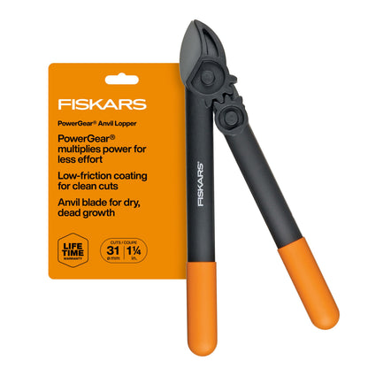 Fiskars 가지치기 가위 2인치 가지 절단 중형 나뭇가지 절단용 1번 사진