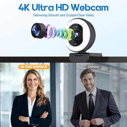 Galyimage 4K 웹캠 PDAF 오토포커스 내장 마이크 2번 사진