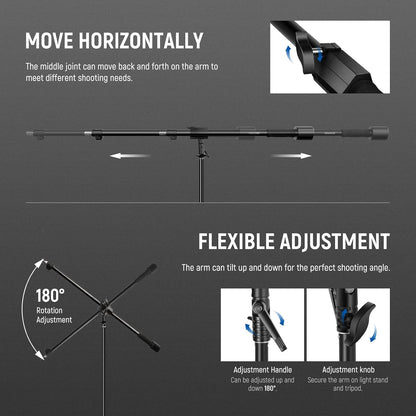 NEEWER Tripod Boom Arm BA-01 35-61인치 1.5kg 5번 사진