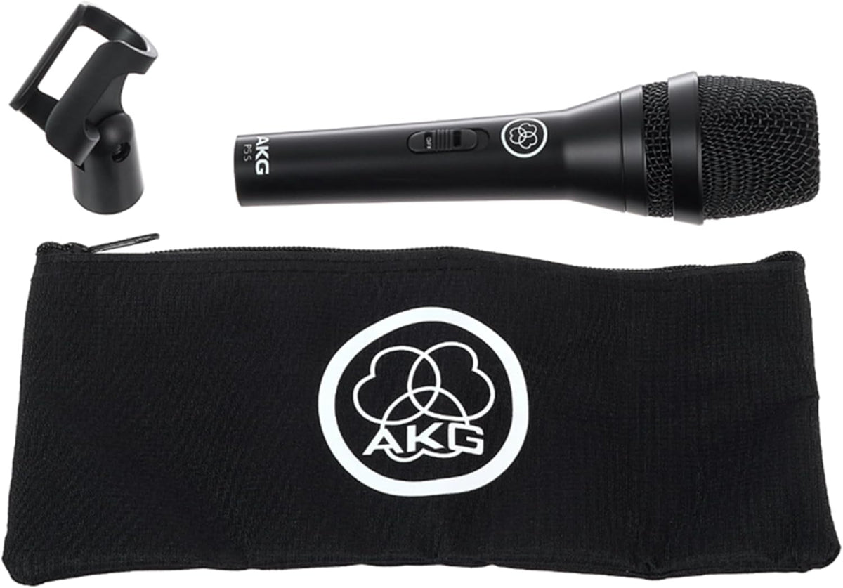 AKG P5 S 슈퍼카디오이드 다이나믹 보컬 마이크 온오프 스위치 포함 스탠드 어댑터 집 가방 5번 사진