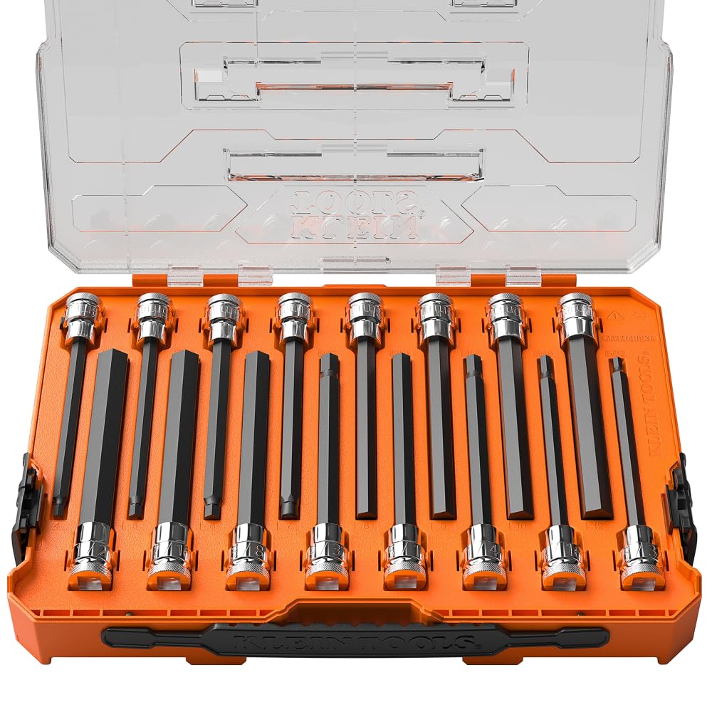 KLEIN TOOLS 652216HEXL 롱 육각 비트 소켓 세트 16피스 1번 사진