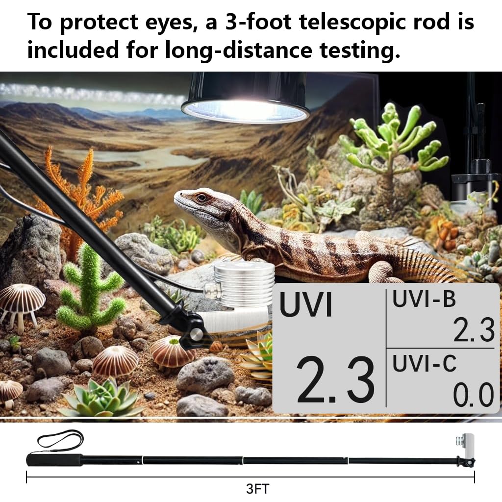 AquaHorti 노출계 UVB UVC UVA UV 지수 측정기 AH-UVCBA 5번 사진