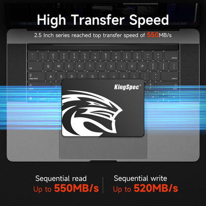 KingSpec 2.5인치 SATA III 내장 SSD 6Gb/s 3D NAND 550/520MB/s 2번 사진