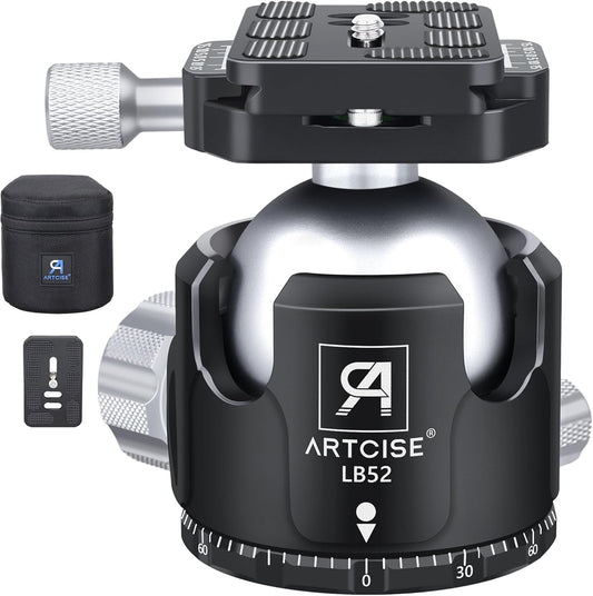 ARTCISE LB52 저중심 볼헤드 삼각대 헤드 52mm 66lbs 30kg 1번 사진