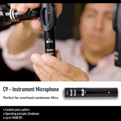 CAD Audio Stage7 7피스 드럼 마이크 팩 D10 D19 D29 C9 콘덴서 포함 바이닐 케이스 4번 사진