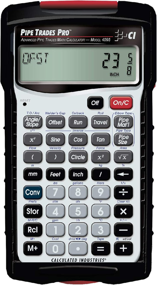 Calculated Industries 4095 Pipe Trades Pro 배관 파이프 레이아웃 계산기 1번 사진