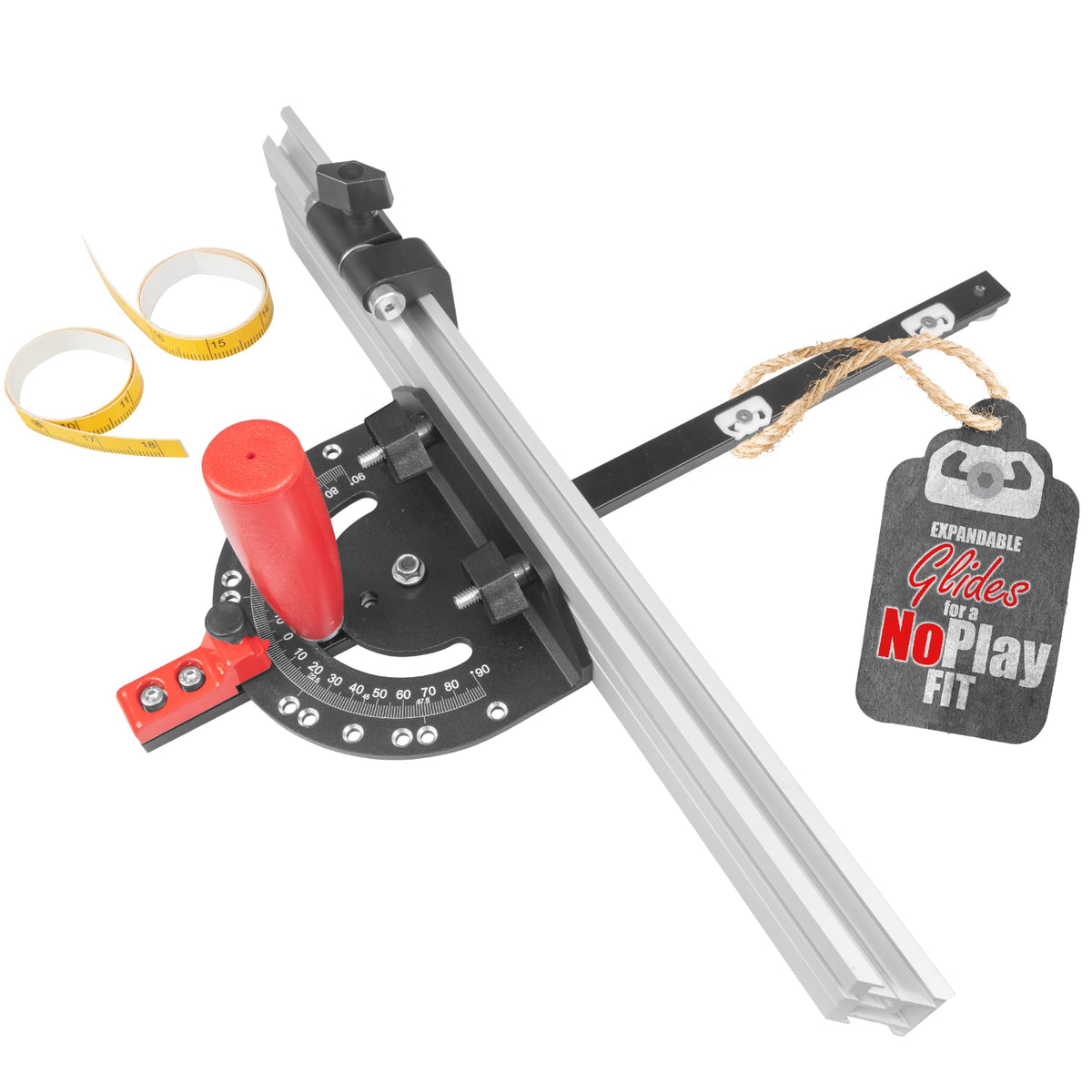 Fulton Woodworking Tools 정밀 미터 게이지 알루미늄 미터 펜스 45도 8번 사진