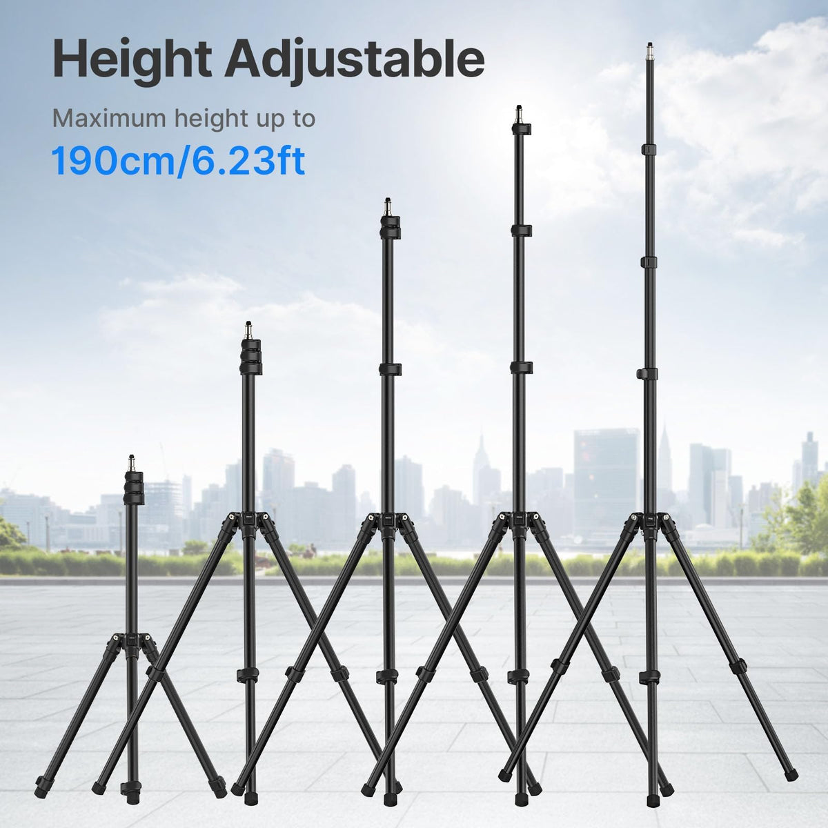 ULANZI T270 조명 삼각대 스탠드 알루미늄 8.8ft 270cm 2번 사진