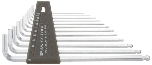 PB SWISS TOOLS PB-212 ZLH-12 롱 크롬 볼포인트 육각 렌치 12피스 세트 1번 사진