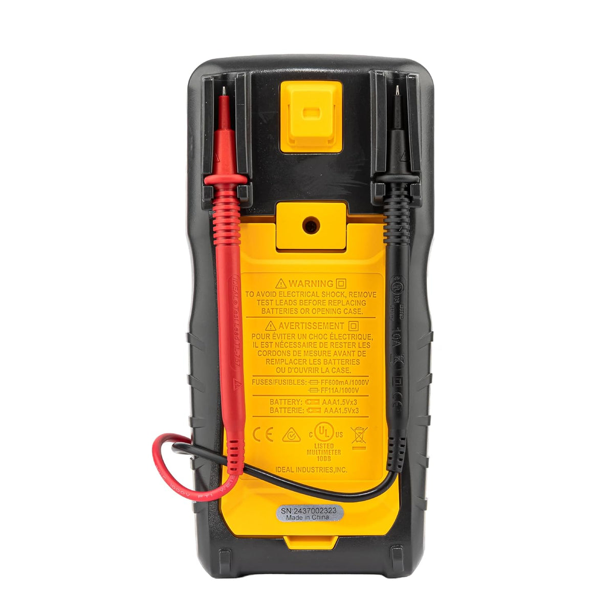 Ideal Industries 61-347 TRMS 멀티미터 AC DC 전압 전류 저항 온도 측정 5번 사진