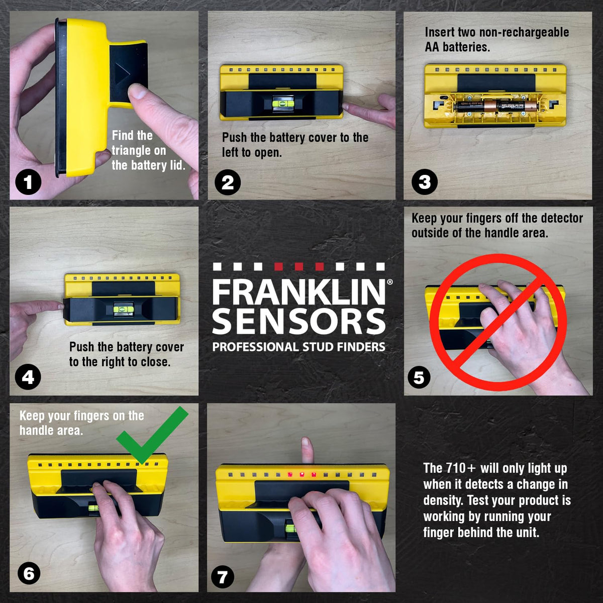 Franklin Sensors ProSensor 710+ 스터드 파인더 벽체 탐지기 7번 사진