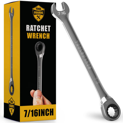 TOOLGUARDS 슬림 프로파일 라쳇 렌치 크롬 바나듐강 자동차 수리 배관용 10번 사진