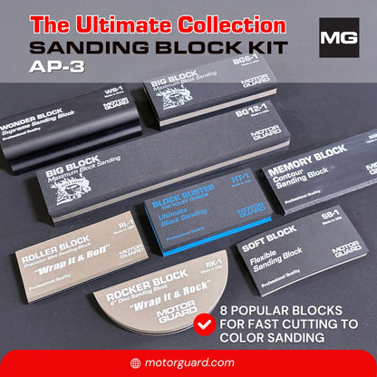 Motor Guard 샌딩블록 8종 세트 AP-3 8Pc 2번 사진