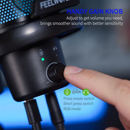 FEELWORLD VM1-AS-OF-US USB 게이밍 콘덴서 마이크 붐암 스탠드 3번 사진