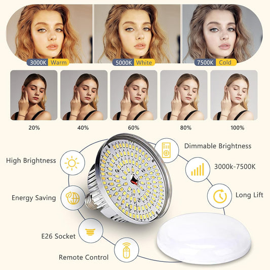 Torjim 소프트박스 촬영 조명 20" X 20" 85W LED 스튜디오 조명 키트 2번 사진
