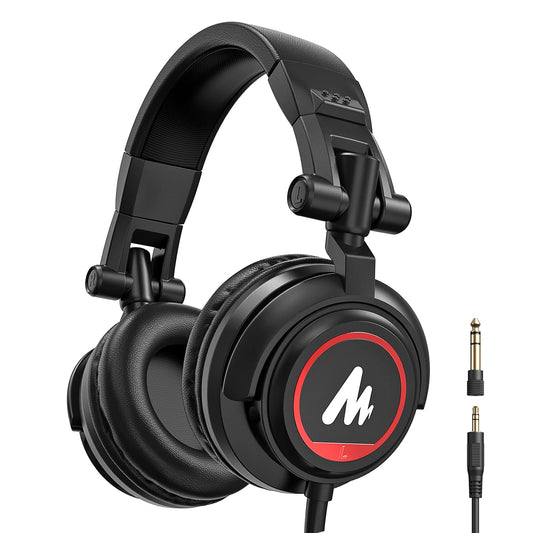 MAONO MH601 밀폐형 오버이어 스튜디오 헤드폰 50mm 1번 사진