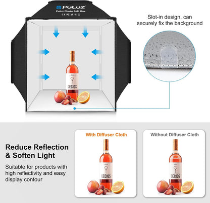 PULUZ 16인치 스튜디오 라이트 박스 480pcs LED x16 6번 사진