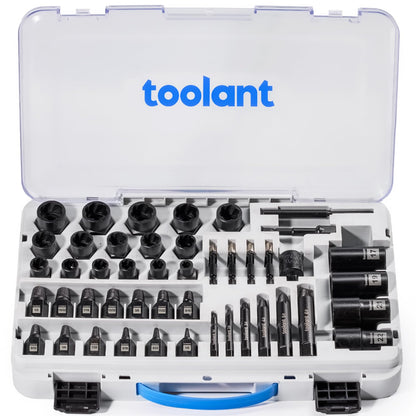 toolant 임팩트 볼트 너트 익스트랙터 세트 Cr-Mo 스틸 손상 볼트 스크루 추출 17종 8번 사진