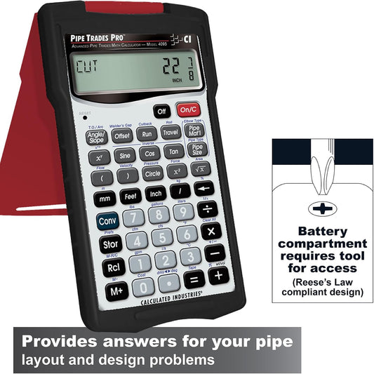 Calculated Industries 4095 Pipe Trades Pro 배관 파이프 레이아웃 계산기 2번 사진