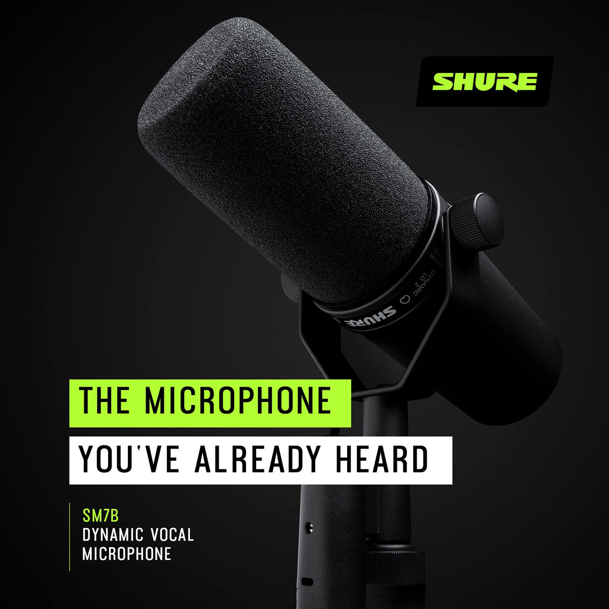 Shure SM7B 다이내믹 스튜디오 마이크 XLR 보컬 녹음 방송용 5번 사진