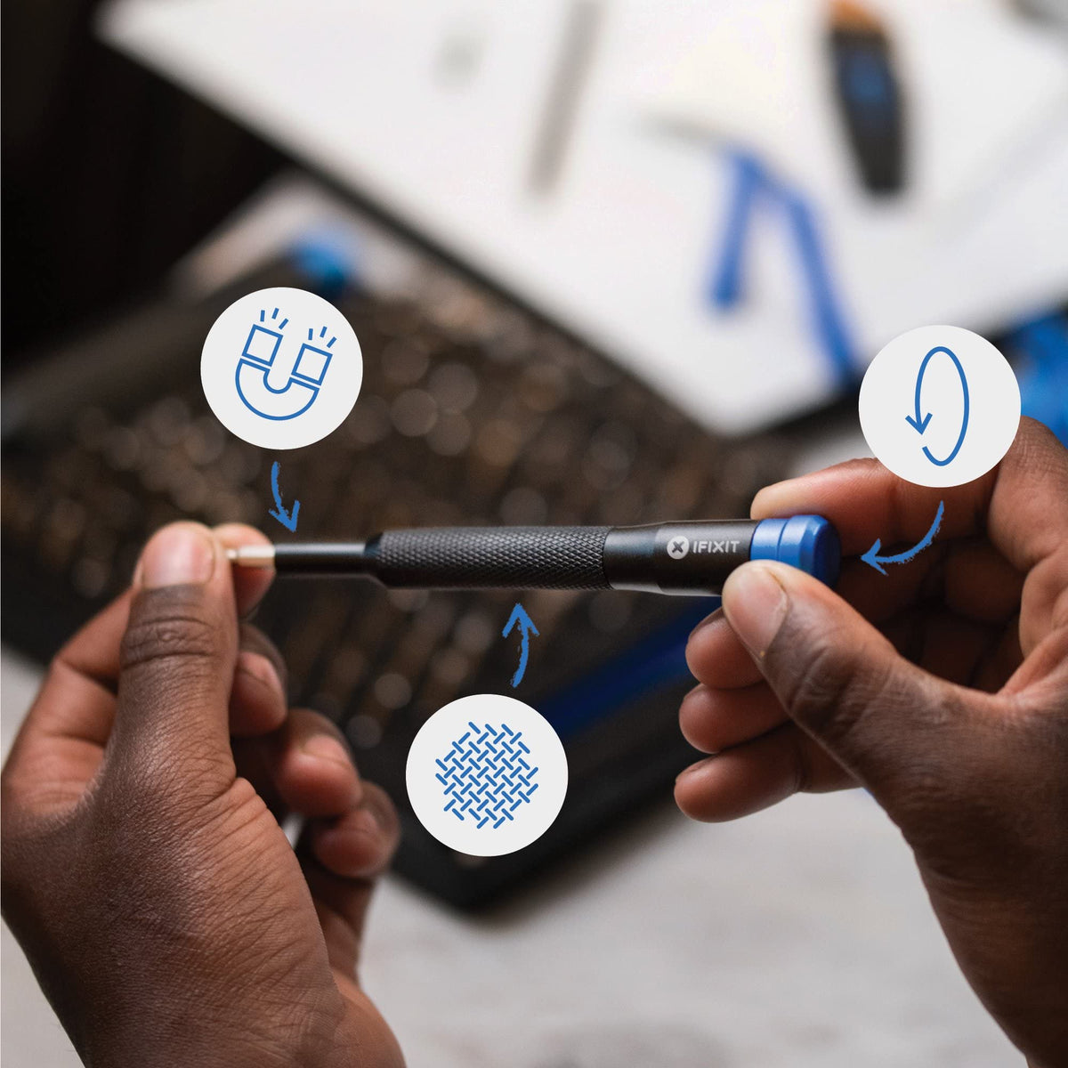 iFixit Pro Tech Toolkit 전자제품 정밀 수리 도구 세트 64비트 6번 사진