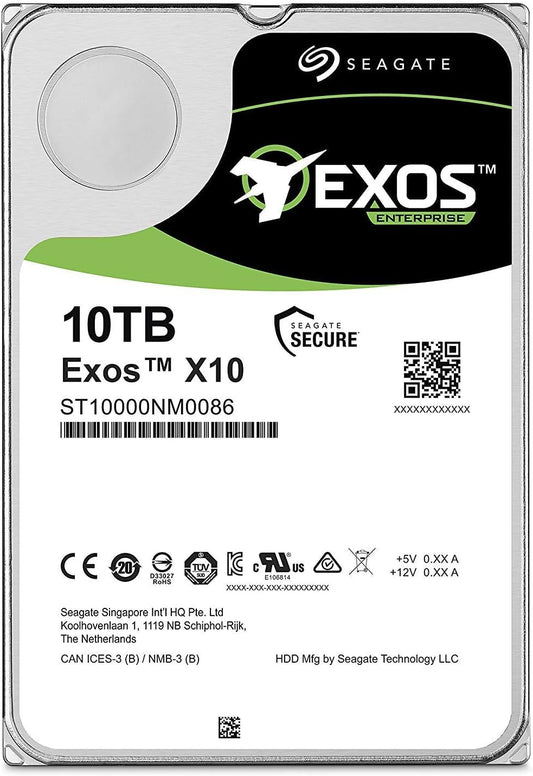 Seagate Exos X10 10TB 내부 하드드라이브 3.5인치 ST10000NM0086 6Gb/s 128MB 2번 사진