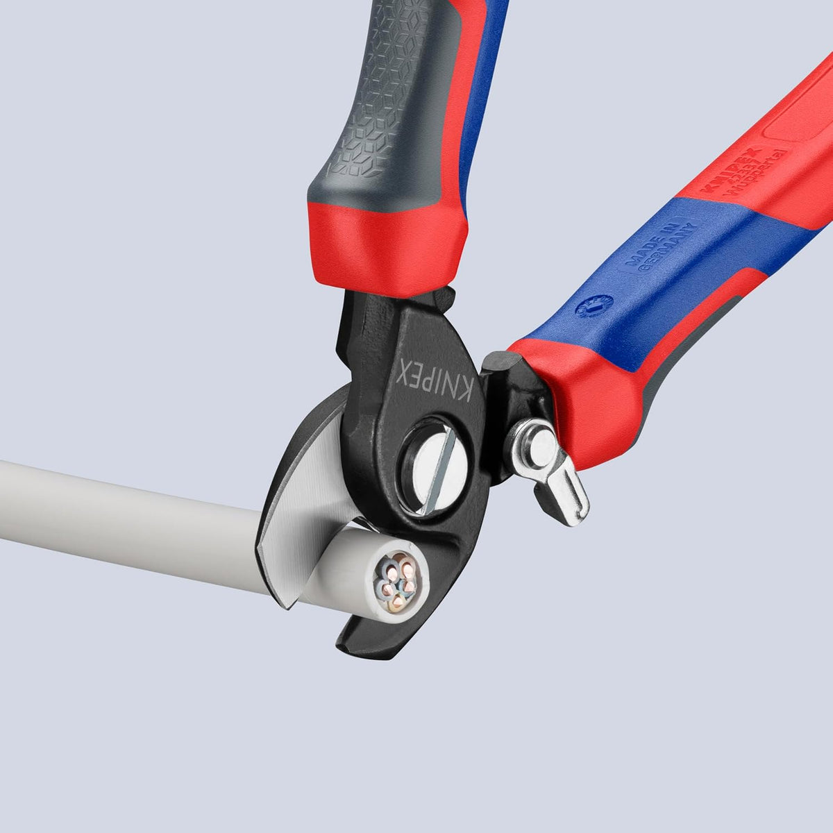 KNIPEX 95 22 165 케이블 커터 구리 알루미늄 케이블용 멀티컴포넌트 6번 사진