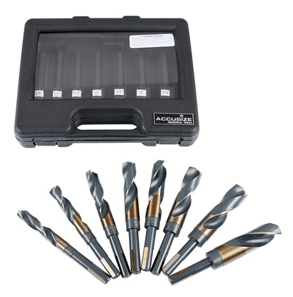 Accusize Industrial Tools 실버 앤 데밍 드릴 비트 세트 1/2인치 섕크 8~32피스 5번 사진