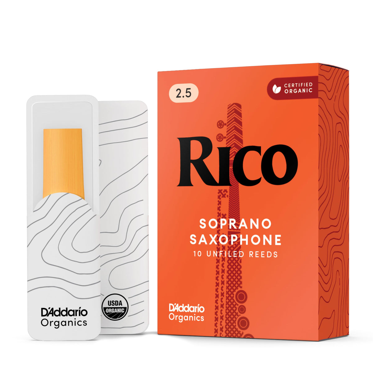 D'Addario 소프라노 색소폰 리드 Rico 전통 블랭크 USA산 7번 사진