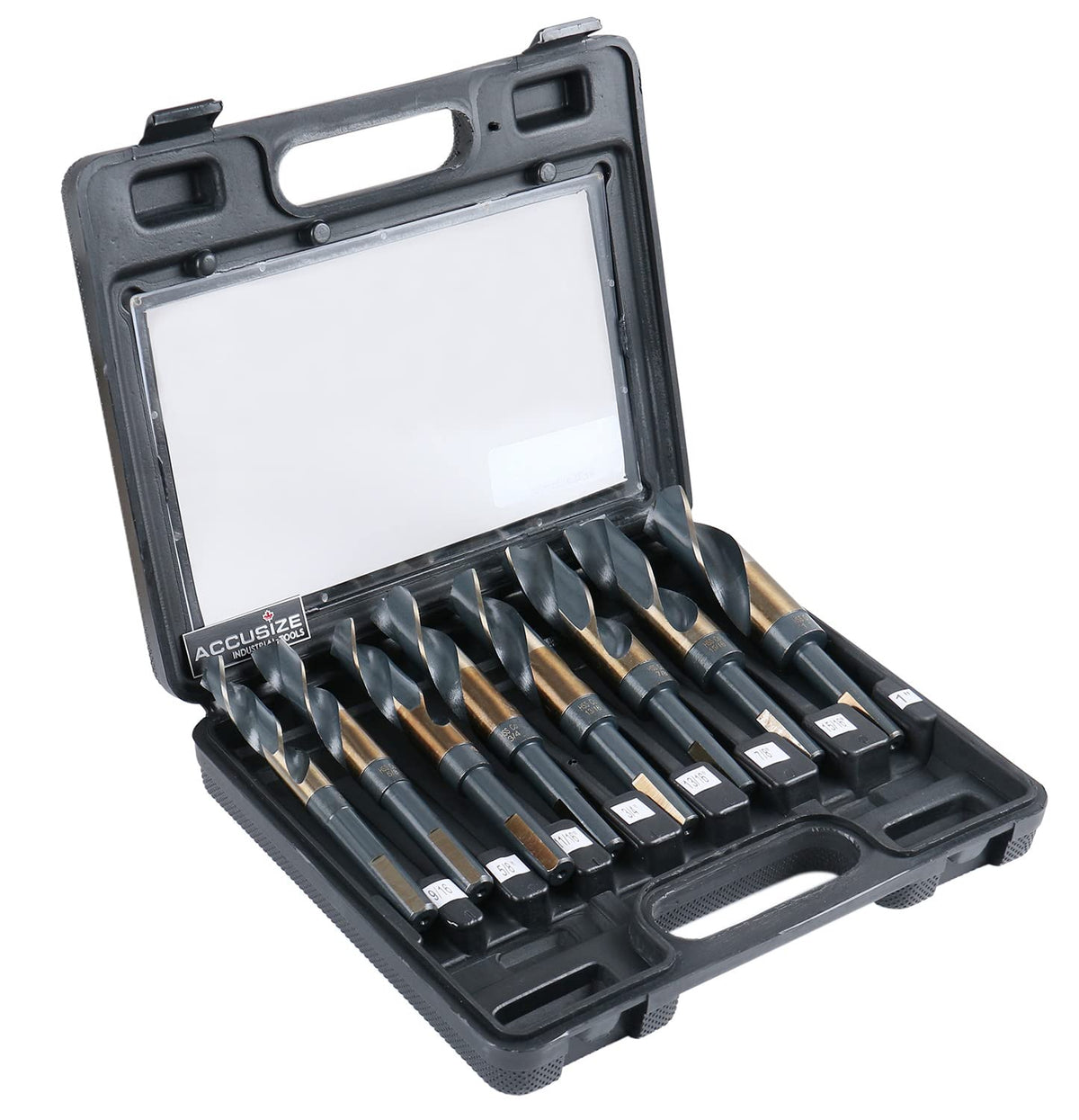 Accusize Industrial Tools 실버 앤 데밍 드릴 비트 세트 1/2인치 섕크 8~32피스 3번 사진
